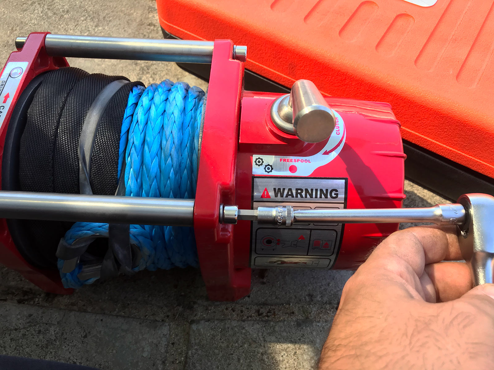 Runva 9.5XS winch install TGR Team Ghetto Racing